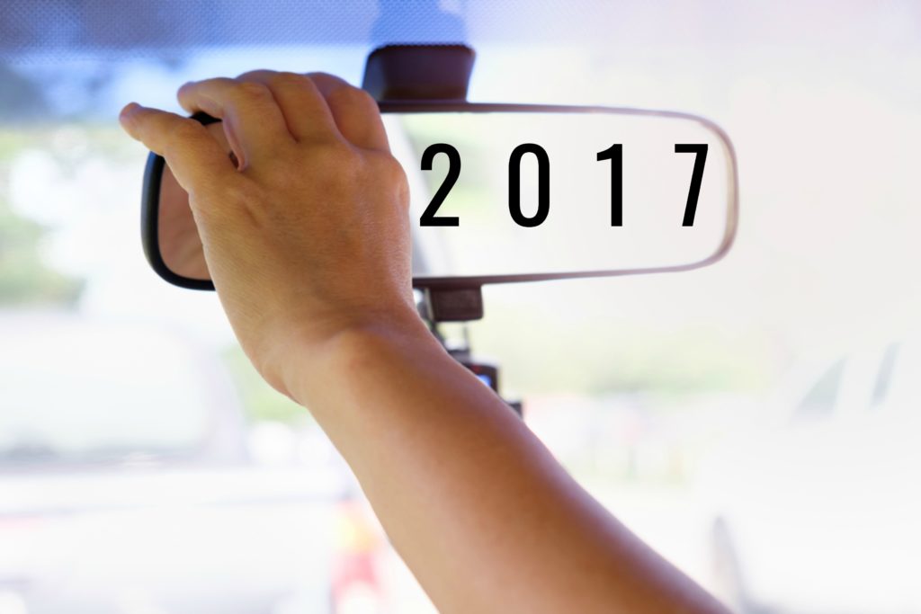 Hand Holding Rearview Mirror